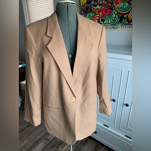 Norton McNaughton Women’s Wool Blazer Jacket Size 14